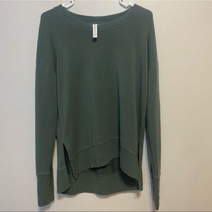 Athleta Coaster Luxe Sweatshirt Top #870422 Size S